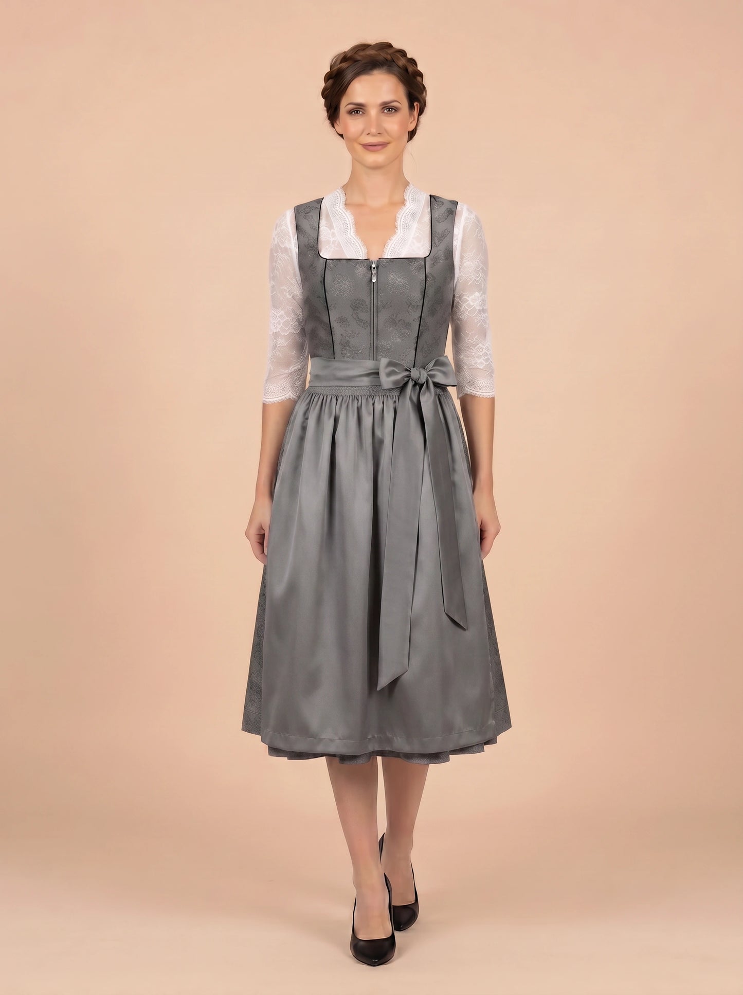 Dirndl Therese Grau