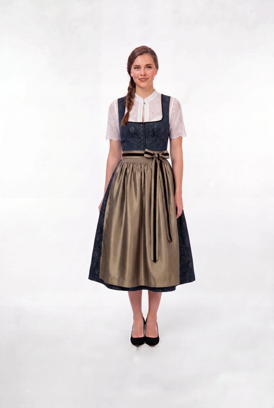 Dirndl Blau / Braun