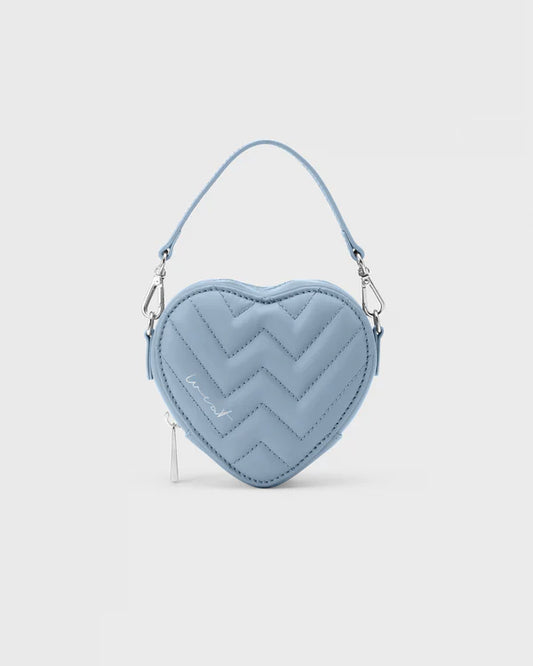 Herz Tasche in Sky