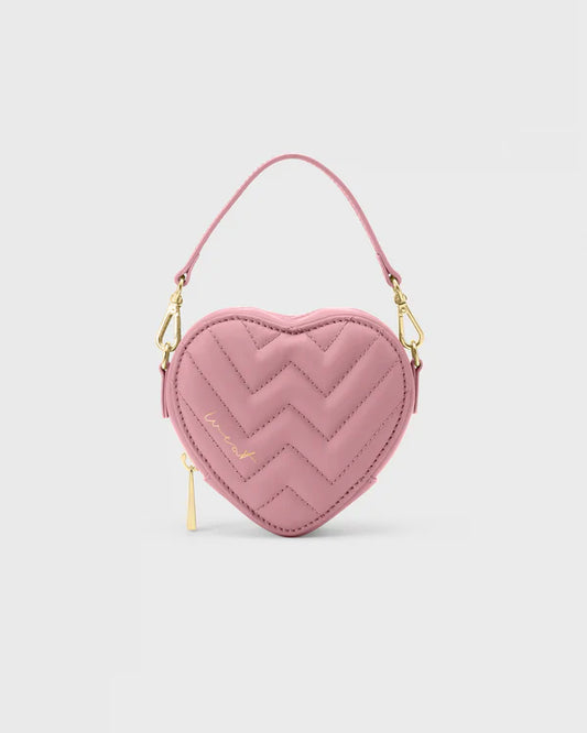 Herz Tasche in Peony