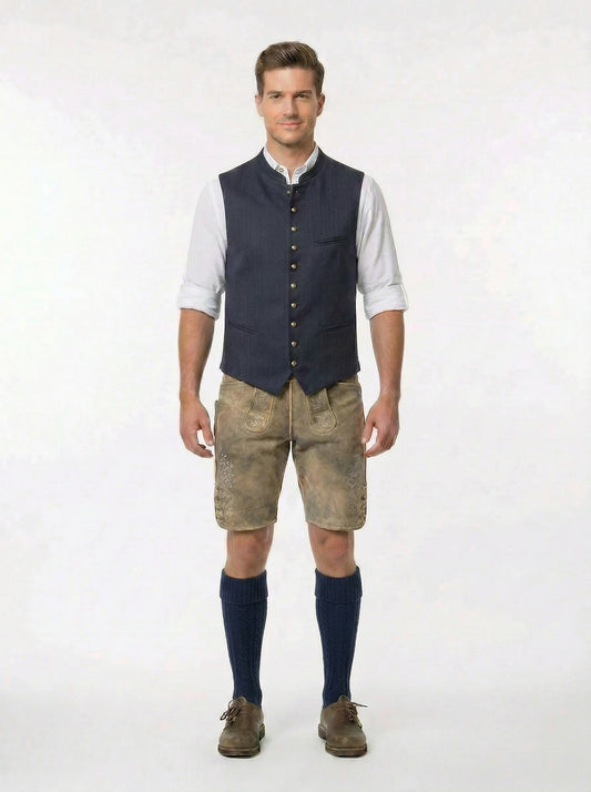 Weste Konstantin Carbonblau