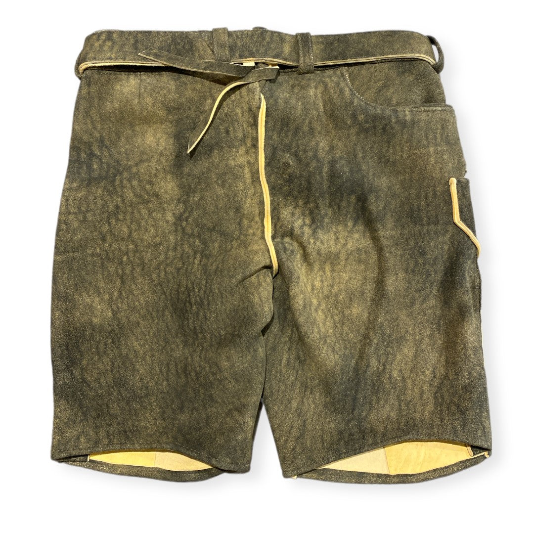 Lederhose Schorsch in rauchgold Hirsch