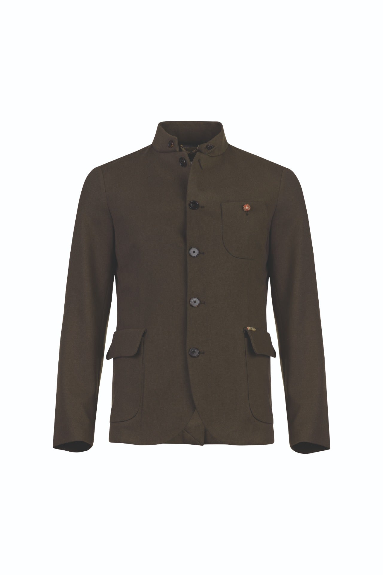 K36008 Sandro Sweat Jacke olivgrün von Luis Trenker