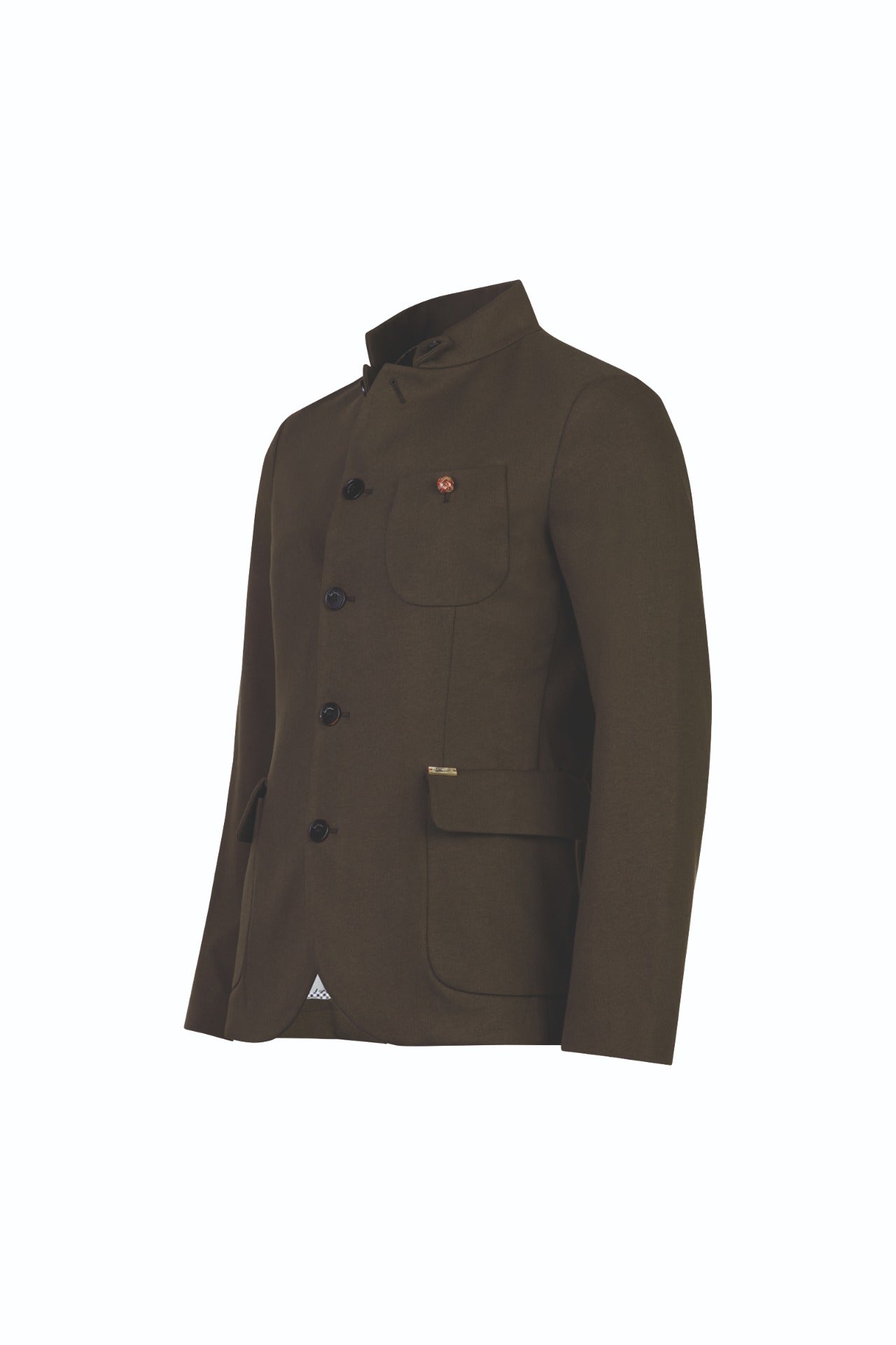K36008 Sandro Sweat Jacke olivgrün von Luis Trenker