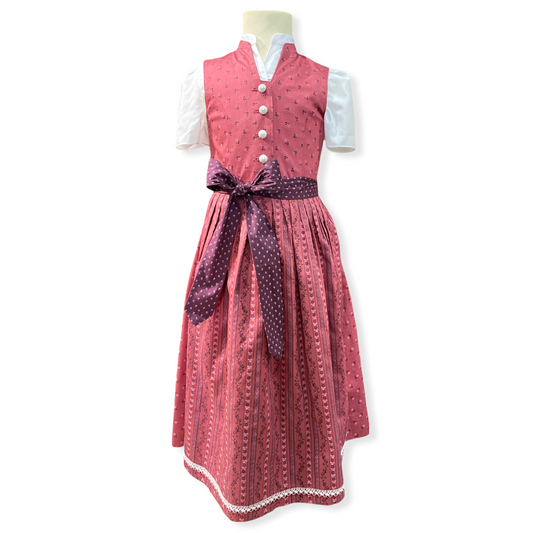 Kinderdirndl in altrosa