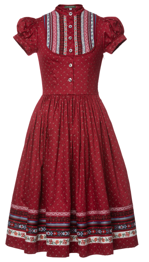 Gretl Kleid in erdbeergarten