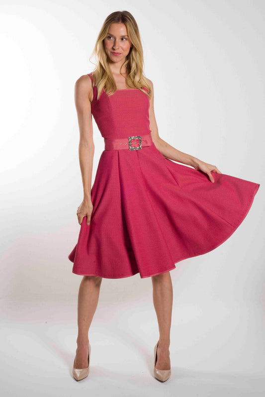 Kleid 12D030ML in flamingo