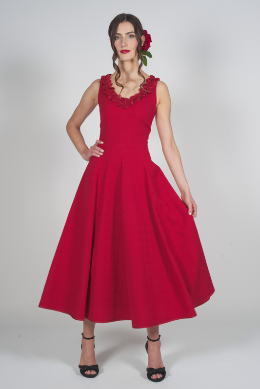 Kleid in mohn