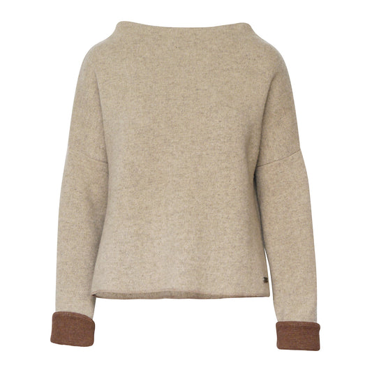 Strickpullover Nicoletta LW in sabbia herbstlaub von Stapf