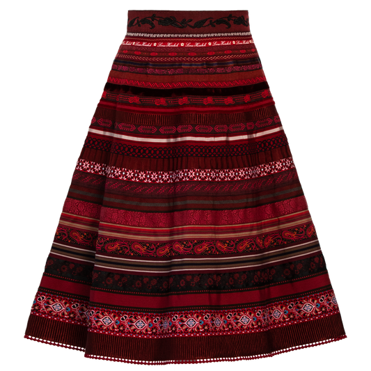 Classic Ribbon Skirt "eternal flame" von Lena Hoschek