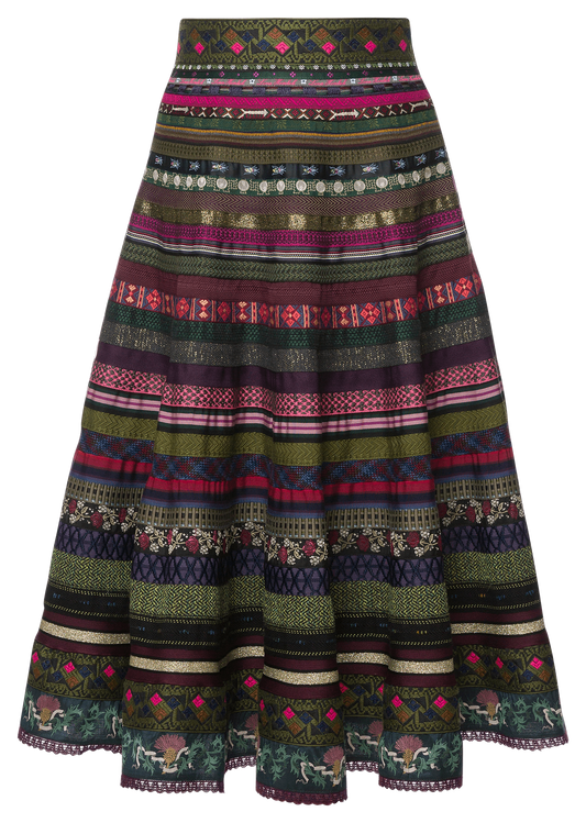 Swing Ribbon Skirt thistle
