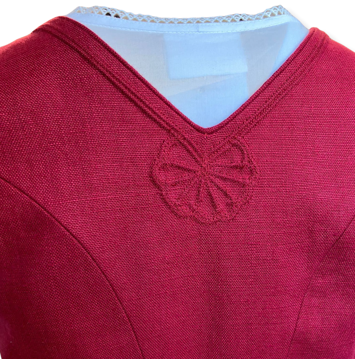Dirndl Rommy in rot