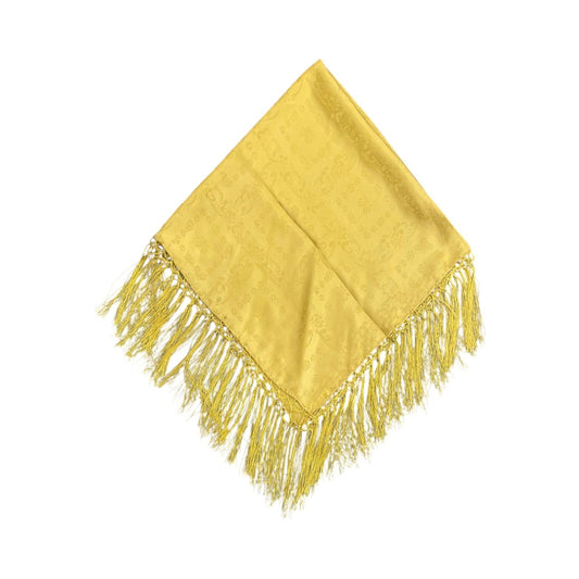 Seidentuch mit Fransen Golg