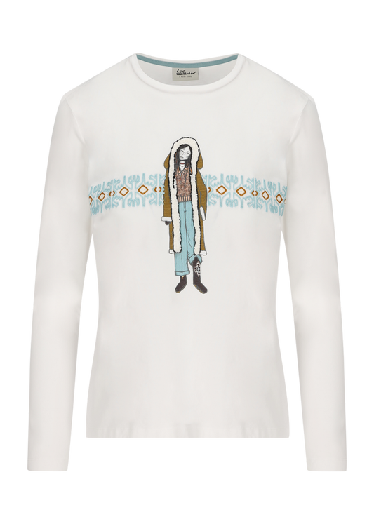 Langarmshirt Ludina