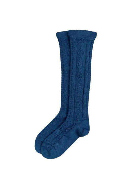Stutzen in blau